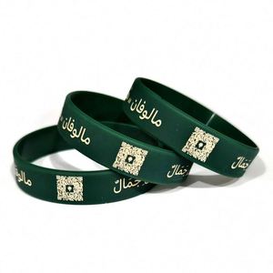 Bracelet en silicone personnalisé de haute qualité avec code QR, bracelet en silicone avec logo personnalisé, bracelet en caoutchouc avec code QR scannable - Product Image 6