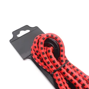 耐用包装弹性蹦极绳，带涂层挂钩，可在各种应用中安全可靠地连接
