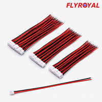 Kabel Harness 2 Pin Merah Hitam Tembaga Pigtail Kabel Konektor Kustom Rakitan Kabel untuk Peralatan Elektronik Rakitan Kabel