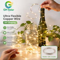 Großhandel Hochwertige 200 LED 22M Ni-MH Batterie Warmweiße RGB Weihnachtsbaum-Hängedekoration Außen-Solar-Lichterkette