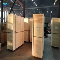 Plateforme de travail aérienne électrique hydraulique à double mât en aluminium SY, capacité de charge 100-150 kg, hauteur de travail 6-20 m, sortie d'usine