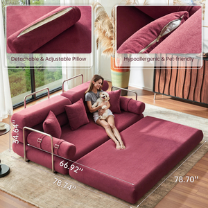2026 Latest Style Extendable Living Room <b>Bedroom</b> Furniture Amazonn Moq 1 Piece Vacuum Compressed <b>Sofa</b> Bed in <b>Small</b> CBM - Product Image 2