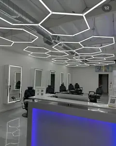 RGB und kaltes weißes Sechseck-LED-Beleuchtung für Garage/Barbiergeschäft dekoratives Licht