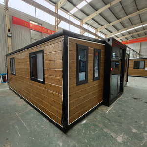 Casa Container Prefabbricata Espandibile con Tetto Inclinato e Doppia Ala Laterale per Abitazione - Product Image 3