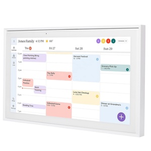 INSOVISION 15.6 Smart Professional LED Screen Digital Photo Frame 1920x1080 Resolution Wi-Fi Enabled MP3 Video Table <b>Calendar</b> - Product Image 1