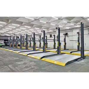 Elevador de Estacionamiento Vertical de 2 Postes con Cilindro Hidráulico, Capacidad de Carga de 2300 kg, Almacenamiento de Autos de 2 Niveles, Estacionamiento para Autos - Product Image 2