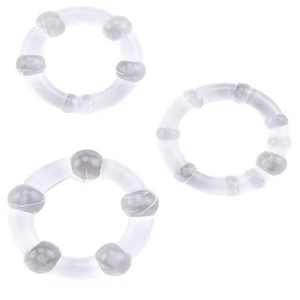 シリコン製ペニスリングセット 男性用セックストイ 男性用コックリング セックストイ - Product Image 5