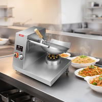 SEMIKRON 110V/220V Machine de cuisson automatique au gaz personnalisée pour wok, robot de cuisson pour sauténer, robot chef pour riz frit, nouilles et pâtes