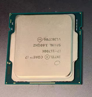 Processeur Intel Core I7-11700K d'occasion pour ordinateur de bureau, 8 cœurs, 16 threads, 3,6 GHz jusqu'à 5,0 GHz, débloqué, LGA1200