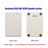 Lecteur/graveur RFID USB de bureau 10CM-1M 860Mhz~960Mhz UHF en ABS, copieur gratuit Java C++ C #   SDK