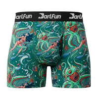 Boxers pour hommes respirants de grande taille, fabrication OEM/ODM - Tissu polyester/spandex, séchage rapide, sous-vêtements élastiques