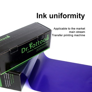 Chất lượng cao bán buôn 30m CuộN Tattoo nhiệt <span class=keywords><strong>Stencil</strong></span> chuyển giấy cho Tattoo chuyển máy - Product Image 3