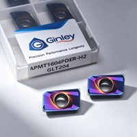 Plaquettes de fraisage en carbure Ginley APMT1604PDER-H2, outil de fraisage à face interchangeable pour machine CNC