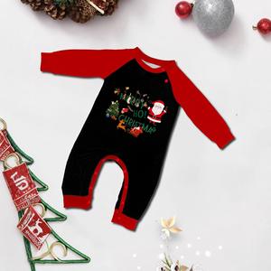 Wholesale Christmas <strong>Family</strong> <strong>Matching</strong> Pajamas Set Green Loungewear Sleepwear Couple <strong>PJ</strong> Sets Custom Logo - Product Image 5