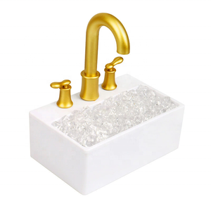 Fontana da Tavolo <span class=keywords><strong>a</strong></span> LED per Interni, Casa e Ufficio, Piccola Cascata Rilassante, Ornamento Decorativo da Scrivania - Product Image 1