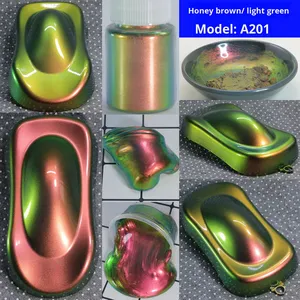 Polvere Pigmentata Super Camaleonte Ottica per Vernici Auto/Resina Epossidica/Acquerelli/Artigianato Fai-da-Te, Pigmento Cromato Intenso con Effetto Cangiante - Product Image 4