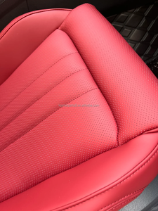 Housses de siège auto sur mesure en suède et similicuir mélangés pour 5 places, compatibles Volkswagen Golf, <span class=keywords><strong>VW</strong></span> Golf, Caddy, Passat B8, Transporter <span class=keywords><strong>T5</strong></span>, Polo - Product Image 5