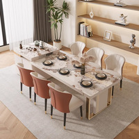 Table îlot rock de luxe légère intégrée simple table de cuisine moderne armoire latérale table à thé escamotable bar à domicile