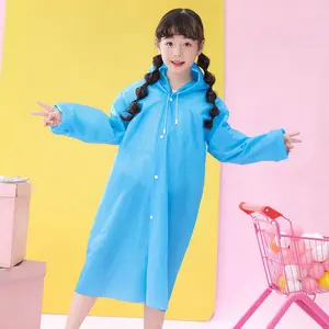 Children Raincoat EVA Raincoats Rain Poncho For Children Waterproof Rainwear Long Raincoat Outdoor Cloth