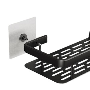 Phòng tắm đôi kệ treo tường tự dính góc nhà bếp Kệ Vòi hoa sen Caddy góc lưu trữ Kệ - Product Image 1