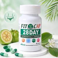 Pilules amincissantes Fast Fit Cap 28 jours pour femmes et hommes, détox, ventre plat, gestion du poids, complément alimentaire en capsules
