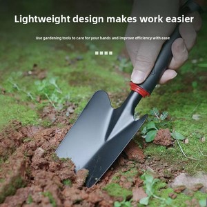 Petit ensemble d'outils de pelle en fer de qualité bricolage pour le jardinage, y compris râteau <span class=keywords><strong>houe</strong></span> pour la plantation de fleurs, légumes, peignage manuel OEM - Product Image 3