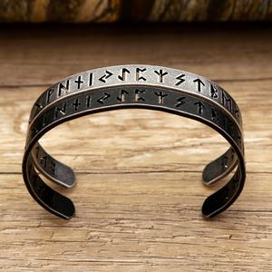 ยูนิค ไวกิ้ง เรโทร ฮอลโลว์ ปรับได้ กำไลข้อมือสำหรับผู้ชาย ทนทาน แฟชั่นคุณภาพสูง เครื่องประดับวินเทจ BEIJING CUG - Product Image 2
