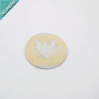 Parche tejido personalizado de fábrica, insignia de tela chenilla cosida a máquina, decoración de diamantes de imitación, características 3D, logotipo personalizado para camisetas