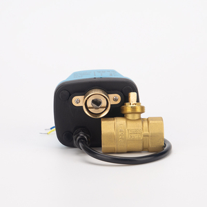1Inch Hai Cách Cơ Động Cơ Bóng Van 220V Hai-Dây 2 Điểm Điều Khiển Brass Điện Bóng Van Với Thiết Bị Truyền Động Điện - Product Image 2