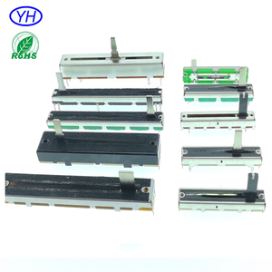 Potenciómetro deslizante lineal mono de alfa RA3031F, recorrido de 30mm, 45mm, 60mm, 10kΩ, 20kΩ, 50kΩ, 100kΩ, 10kΩ - Product Image 6