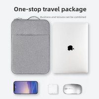 Funda para Portátil de Tela Oxford con Logotipo OEM, Apta para Apple Mac13, Huawei 14 Pulgadas, Bolsa de Mano para Computadora, Bolsa de Almacenamiento para Tablet