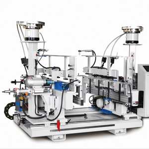 Máquina de mortajar de doble cabezal para muebles y materiales de construcción, máquina de producción de estructuras de mortaja y espiga para empalmes de tableros - Product Image 1