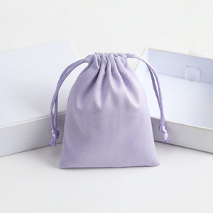 Nuevas Bolsas de Embalaje de Joyería de Franela Personalizadas con Logotipo, Bolsa de Regalo de Boda, Bolsa de Terciopelo con Cordón - Product Image 1