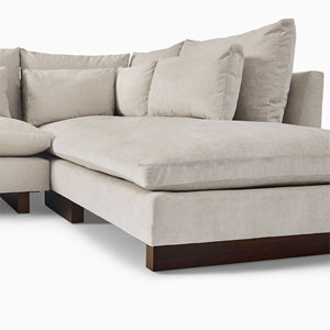 وصل حديثًا قاعدة خشبية من قطعتين مصد على شكل حرف L مقطعي مع كرسي قابل للعكس - Product Image 5