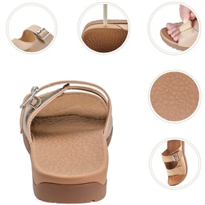 Phụ nữ tùy chỉnh siêu dụng cụ chỉnh hình thoáng khí Flip Flops Foot Pain Relief vòm hỗ trợ ngoài trời cho thường Xanh Mùa Hè đệm - Product Image 2
