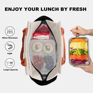 Sac isotherme de mode en gros avec poignée robuste pour le déjeuner - Product Image 4