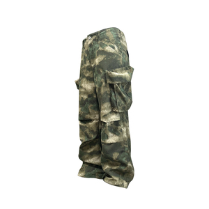 Pantaloni da Uomo in Tela 100% Cotone, Stile High Street alla Moda, Multi-Tasca, Gamba Dritta, <span class=keywords><strong>Camouflage</strong></span>, Antivento ed Ecologici - Product Image 2