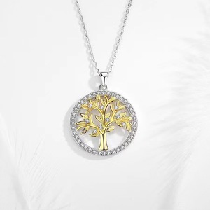 Professional Custom Jewelry Relying <b>Tree</b> of Life Pendent <b>Necklaces</b> Sterling Silver 925 Life of <b>Tree</b> <b>Necklace</b> Zirconia - Product Image 6