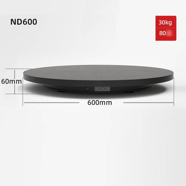 Sale 60CM / 45CM / 30cm Rotating Display Turntable 360 Degree Electric Rotating Shoot Table type C Direction Turntable Jewelry