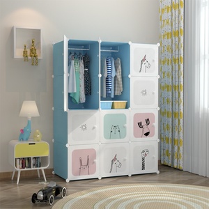 <span class=keywords><strong>2025</strong></span> Phong Cách Mới Dễ Dàng Để Làm Sạch Gấp Lắp Ráp Nhựa Vật Liệu Di Động Cube Tủ Quần Áo Tủ Quần Áo Tổ Chức - Product Image 3