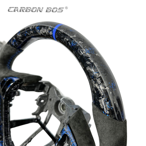 Avec LED Offres Spéciales direct d'usine Fibre de carbone forgée pour Hyundai Genesis Coupe Peut être personnalisé Volant de voiture de <span class=keywords><strong>sport</strong></span> - Product Image 5