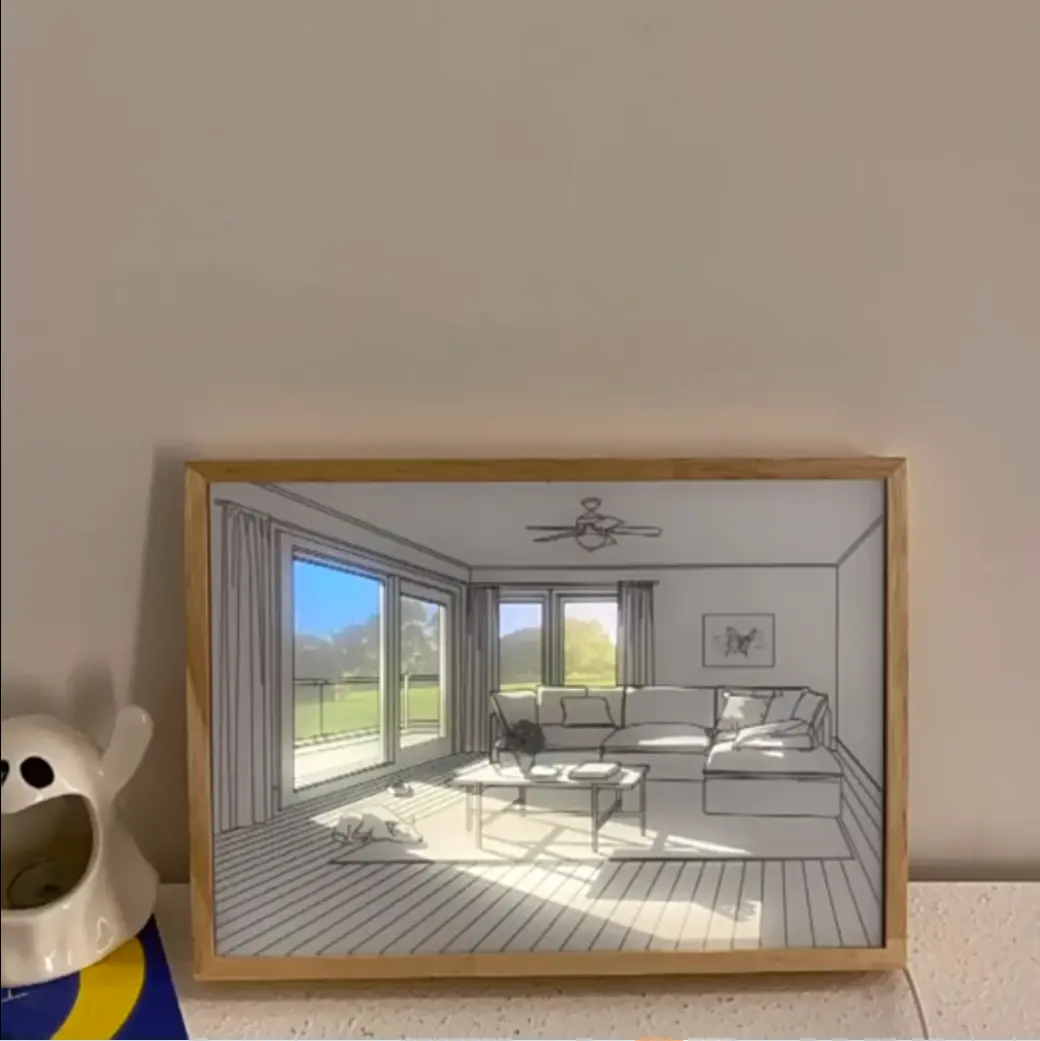 3 вида цветов световой эффект, световая коробка, ночник, Подарочная Светодиодная лента и рамка для теней, светодиодная рамка для рисования эскизов