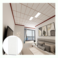 Plafonds suspendus carrés en alliage d'aluminium pour intérieur, finition brossée, faux plafond, bâtiment de bureaux, plafonds perforés