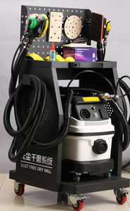 Rivoluzionaria lucidatrice pneumatica per Auto a doppia stazione con estrazione sottovuoto, Auto senza polvere per una finitura impeccabile - Product Image 5