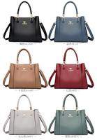Sac à main pour femme de haute qualité, sac de bureau de luxe, sac bandoulière, sac à main élégant en PU, sac de grande capacité