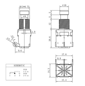 <span class=keywords><strong>Interruptor</strong></span> <span class=keywords><strong>de</strong></span> Pedal SPDT <span class=keywords><strong>de</strong></span> 3 Pines Wintai-Tech China, <span class=keywords><strong>Interruptor</strong></span> <span class=keywords><strong>de</strong></span> Pedal para Guitarra - Product Image 6