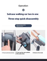 Vente en gros de bagages de haute qualité de 20 pouces avec valise pour enfants Poussette pour le voyage Bagages à coque rigide avec chargement USB Bagage à main