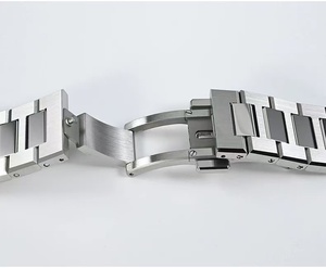 <span class=keywords><strong>Bracelet</strong></span> de <span class=keywords><strong>montre</strong></span> incurvé en acier inoxydable massif 316L de 18 mm, 20 mm, 22 mm avec fermoir déployant, édition limitée - Product Image 5