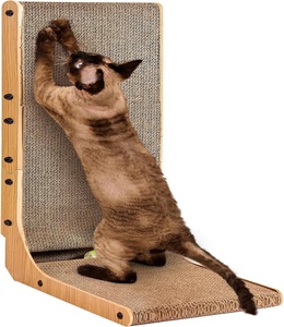Rascador de Madera para Gatos, Juguete para Gatos de Interior, Material Natural de Calidad, Diseño Innovador y Multiusos, Imprescindible para Mascotas - Product Image 1
