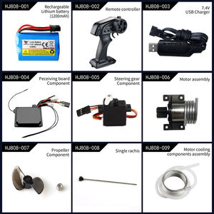 <span class=keywords><strong>Kit</strong></span> de conversion télécommandé pour <span class=keywords><strong>sous</strong></span>-<span class=keywords><strong>marin</strong></span> <span class=keywords><strong>RC</strong></span> haute vitesse avec chargeur de batterie 1100 mAh pour moteur d'usine HJ808 HJ813 HJ815 HJ823 - Accessoires - Product Image 3